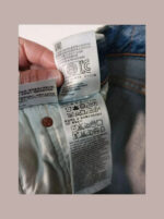 Levis 501 azul con desteñodos estéticos W31 L34 talla 42