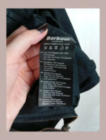 barbour tipo cazadora negra talla M