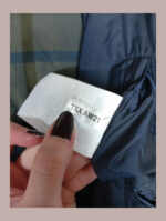 abrigo largo Barbour acolchado azul marino talla 42