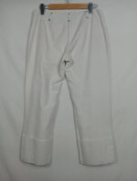 pantalón penny black blanco talla 40 capri vintage y2k 00s tobillero