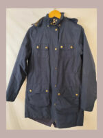 Chaqueta Barbour waterproof, azul marino Talla 40