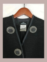 abrigo vintage en perfecto estado, gris tcd talla 40 lana