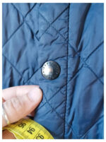 Barbour acolchada azul cuello de pana talla L modelo liddesdale