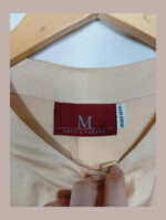 camisa beige seda pret a porter talla 42