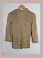 jersey dorado luisa spagnoli talla m/s lurex