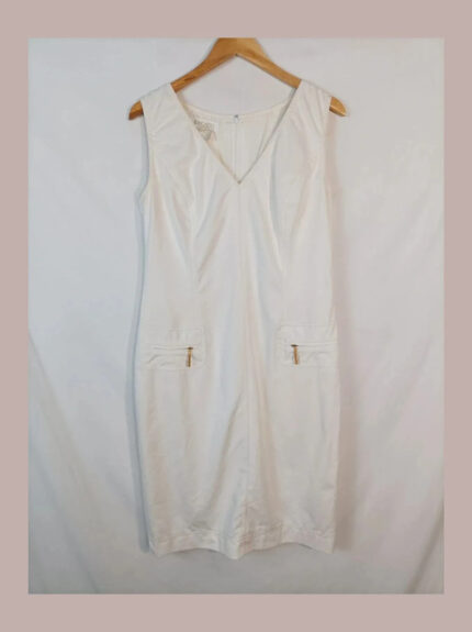 Vestido blanco Escada talla 40