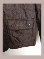 barbour marrón acolchada talla 40