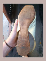 Miu miu bailarinas abiertas tipo sandalias talla 38 amarillas