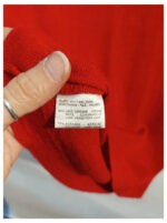 Jersey rojo con decoración de cuentas en el cuello Max & Co. talla M