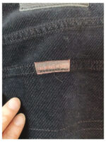 Pantalón Trussardi pana negro talla 46