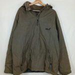 abrigo Jack wolfskin marrón gruesa talla L