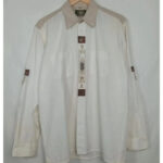 camisa tirol grachten cuello marrón talla m