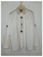 camisa tirol grachten cuello marrón talla m