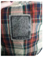 abrigo cera azul stone classic talla XXL