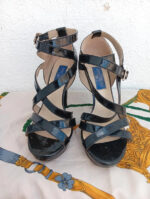 zapato negro tacón Jimmy choo by h&m talla 38