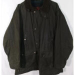 Chaqueta de cera McNeal verde talla 48 o XXL tipo bedale encerada,