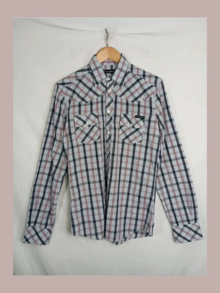 camisa cuadros d&g talla s