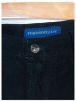 Pantalón Trussardi pana negro talla 46