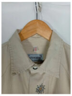 camisa beige tirol catamaran talla 43 de cuello o XL algodón