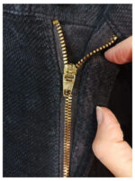 Pantalón Trussardi pana negro talla 46