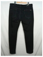 Pantalones vaqueros trussardi negro talla w44 o talla 54