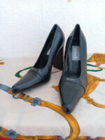 tacón fendissime negro talla 35 tacón 9cm