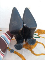 tacón fendissime negro talla 35 tacón 9cm