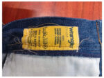pantalón vaquero vintage con etiqueta wrangler azul 29x36 talla 36