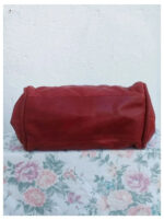 Bolso rojo The Bridge "acolchado" rombos de cuero