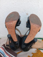 zapato negro tacón Jimmy choo by h&m talla 38