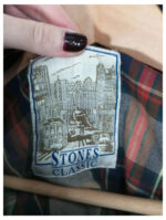 abrigo cera azul stone classic talla XXL