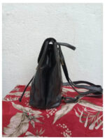 Mochila de piel Giudi negra. Perfecto estado