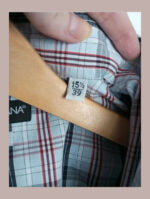 camisa cuadros d&g talla s
