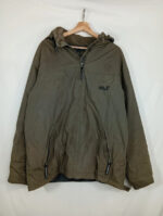 abrigo Jack wolfskin marrón gruesa talla L