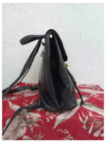 Mochila de piel Giudi negra. Perfecto estado
