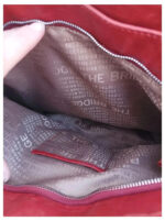 Bolso rojo The Bridge "acolchado" rombos de cuero