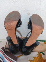 zapato negro tacón Jimmy choo by h&m talla 38