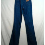 pantalón vaquero vintage con etiqueta wrangler azul 29x36 talla 36