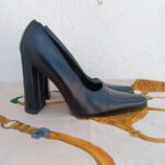 tacón fendissime negro talla 35 tacón 9cm