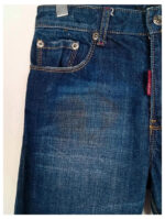 dsquared azul pantalones vaqueros Slim pitillo talla 36