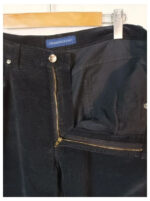 Pantalón Trussardi pana negro talla 46
