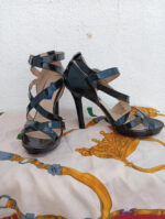 zapato negro tacón Jimmy choo by h&m talla 38