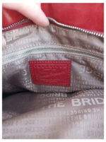 Bolso rojo The Bridge "acolchado" rombos de cuero