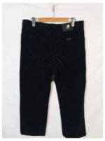 Pantalón Trussardi pana negro talla 46