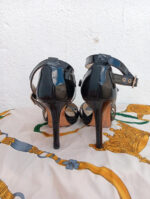 zapato negro tacón Jimmy choo by h&m talla 38