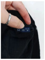 Pantalón Trussardi pana negro talla 46