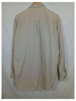 camisa beige tirol catamaran talla 43 de cuello o XL algodón