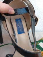 zapato negro tacón Jimmy choo by h&m talla 38