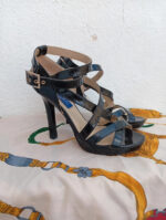 zapato negro tacón Jimmy choo by h&m talla 38