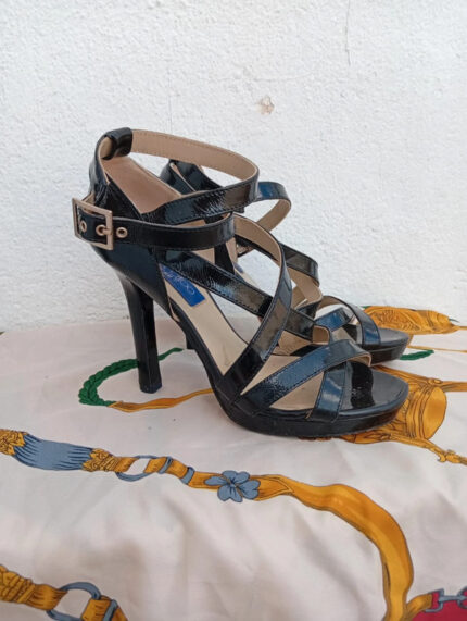 zapato negro tacón Jimmy choo by h&m talla 38